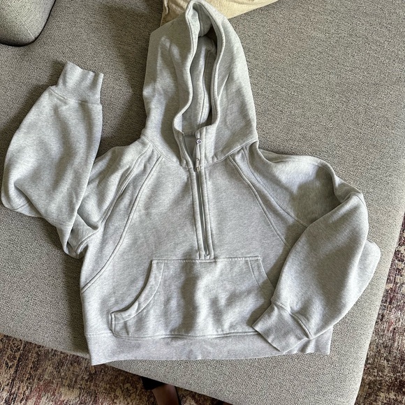 Scuba oversized half-zip hoodie - Picture 5 of 9